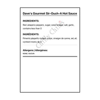 Dave’s Gourmet Sir-Ouch-A Hot Sauce - Hot Sauce