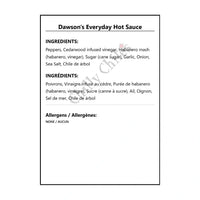 Dawson’s Everyday Hot Sauce - Hot Sauce