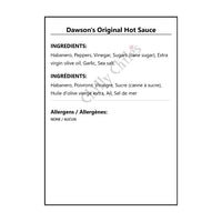 Dawson’s Original Hot Sauce - Hot Sauce