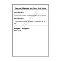 Dawson’s Reaper Mayhem Hot Sauce - Hot Sauce
