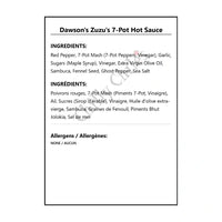Dawson’s Zuzu’s 7-Pot Hot Sauce - Hot Sauce
