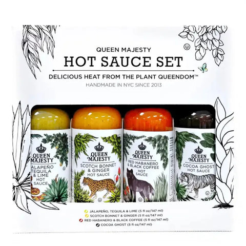 Queen Majesty Favourite 4pk Hot Sauce - Main Image