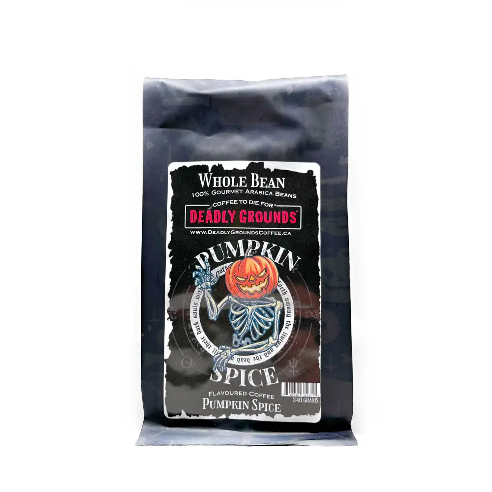 Deadly Grounds Pumpkin Spice Coffee Whole Bean - Other