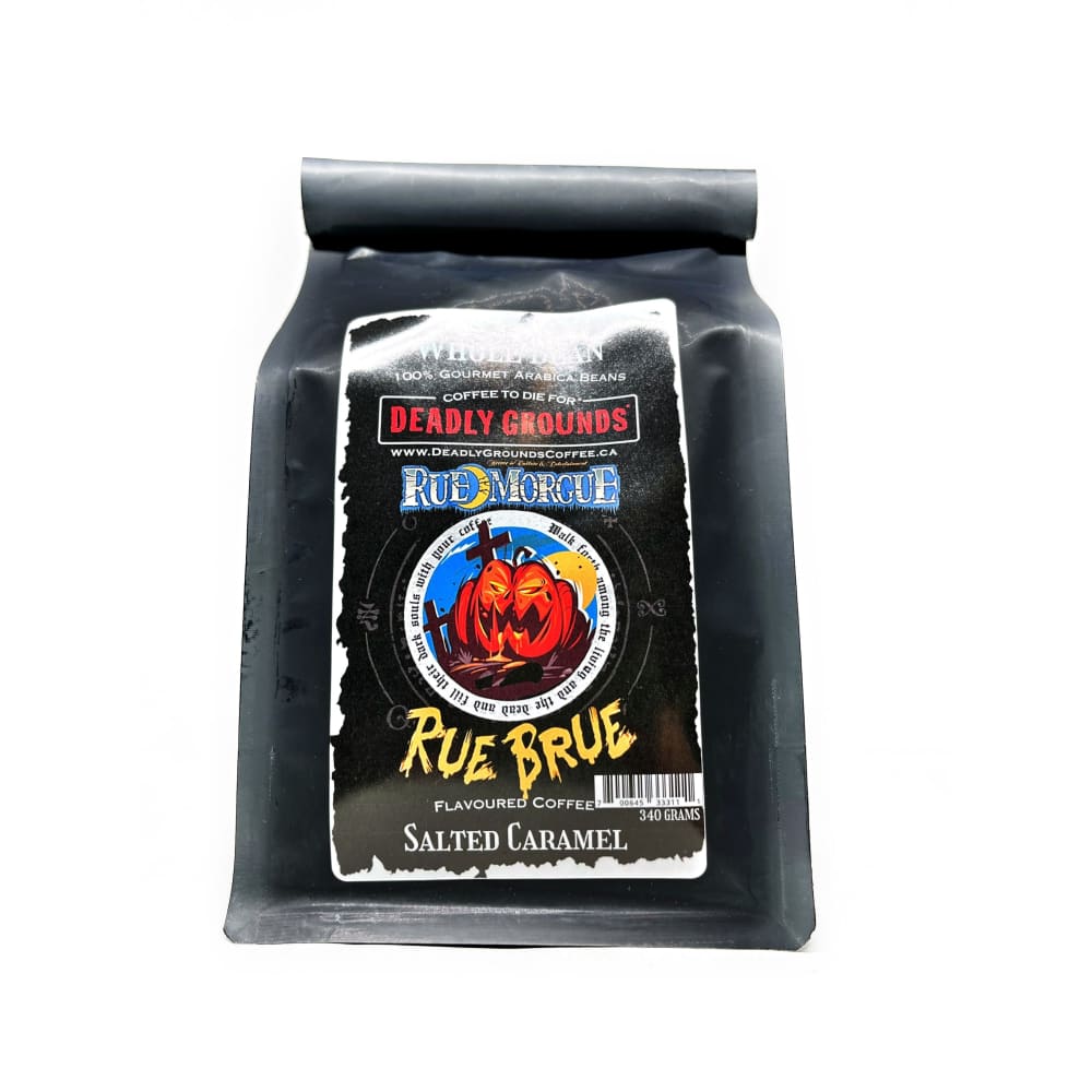 Deadly Grounds Rue Brue Salted Caramel Coffee Whole Bean - Other