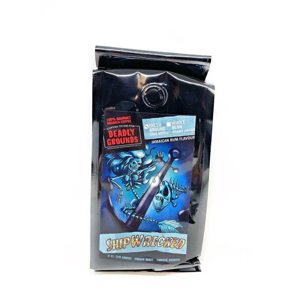 Deadly Grounds Shipwrecked Coffee Fresh Ground - Other