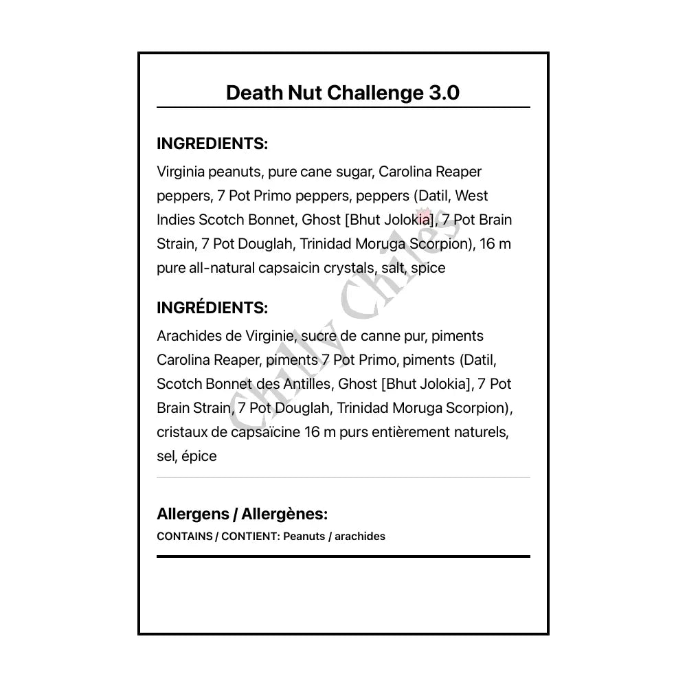 Death Nut Challenge 3.0 - Snacks