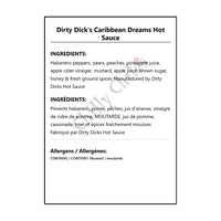 Dirty Dick’s Caribbean Dreams Hot Sauce - Hot Sauce