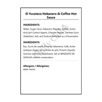 El Yucateco Habanero & Coffee Hot Sauce - Hot Sauce