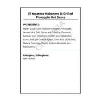 El Yucateco Habanero & Grilled Pineapple Hot Sauce - Hot Sauce