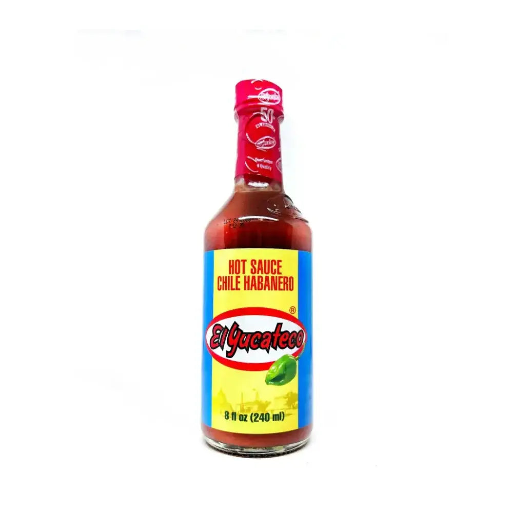El Yucateco Red Habanero Hot Sauce 8oz - Hot Sauce