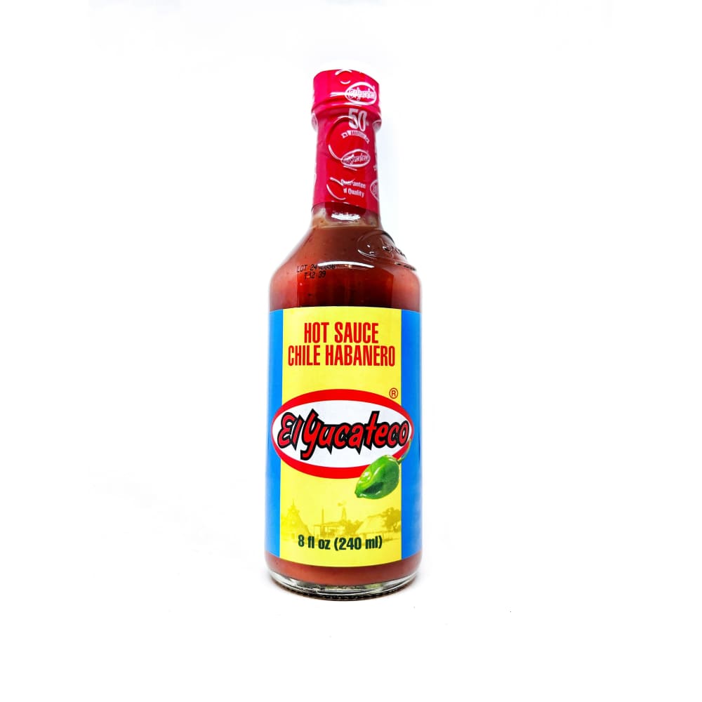 El Yucateco Red Habanero Hot Sauce 8oz - Hot Sauce