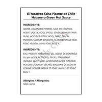 El Yucateco Salsa Picante de Chile Habanero Green Hot Sauce - Hot Sauce