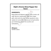 Elijah’s Xtreme Ghost Pepper Hot Sauce - Hot Sauce