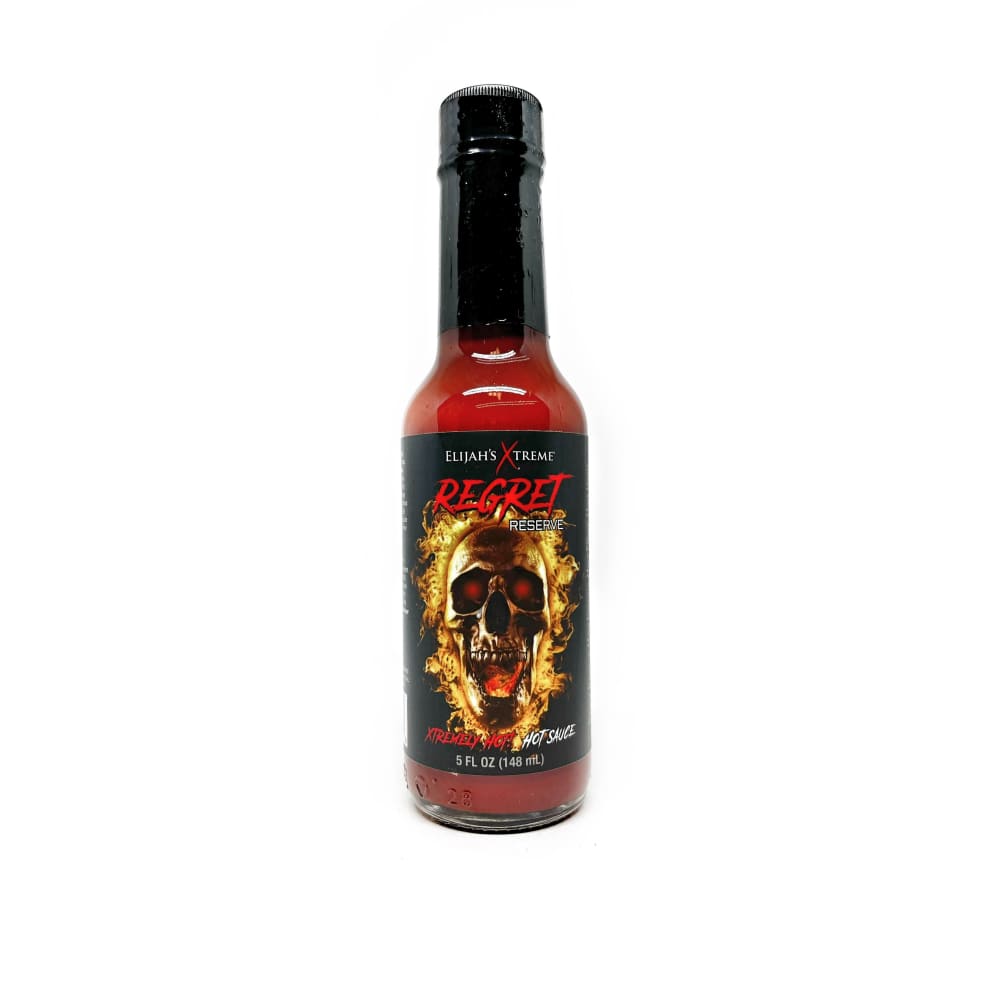 Elijahs Xtreme Regret Reserve Hot Sauce Chilly Chiles