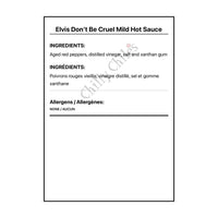 Elvis Don’t Be Cruel Mild Hot Sauce - Hot Sauce