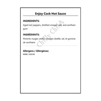 Enjoy Cock Hot Sauce - Hot Sauce