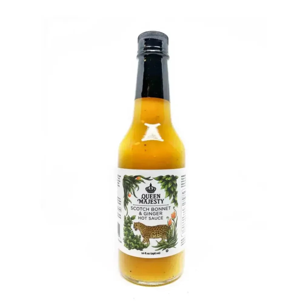 10oz Queen Majesty Scotch Bonnet & Ginger Hot Sauce - Main Image
