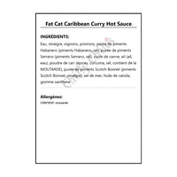 Fat Cat Caribbean Curry Hot Sauce - Hot Sauce