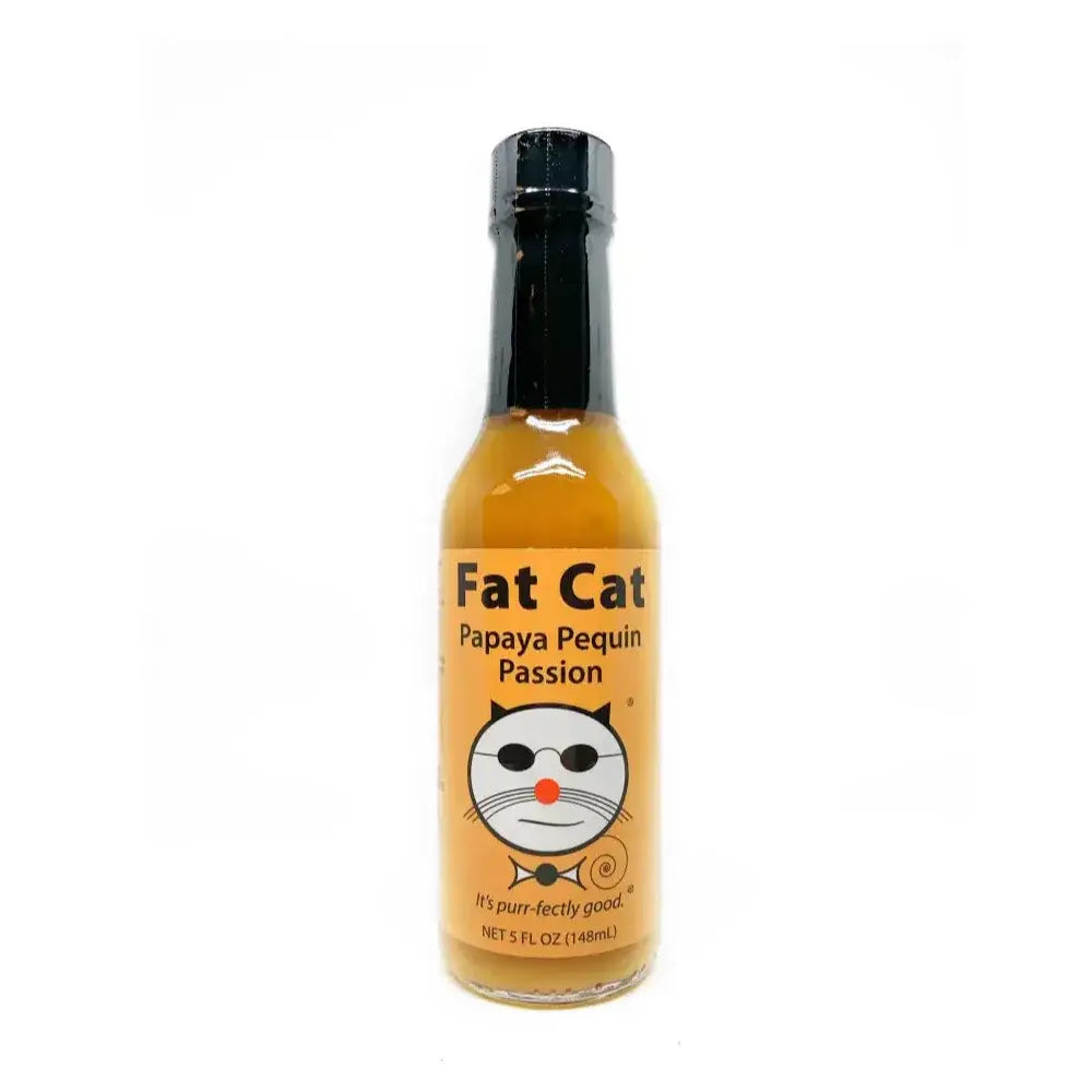 Fat Cat Papaya Pequin Passion Hot Sauce - Hot Sauce