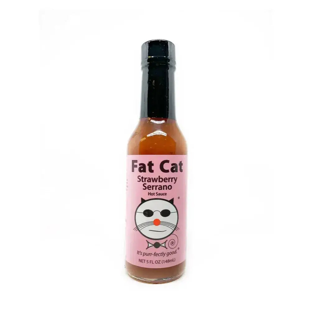Fat Cat Strawberry Serrano Hot Sauce - Hot Sauce