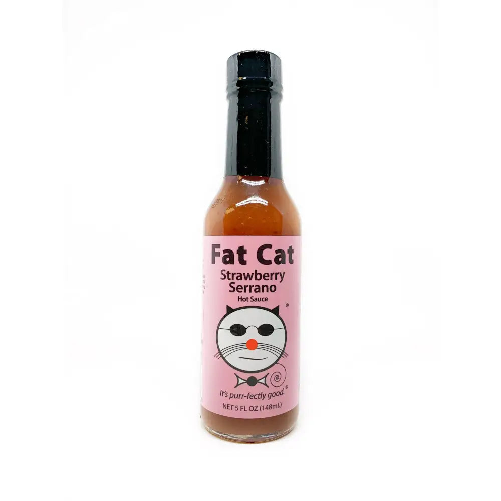 Fat Cat Strawberry Serrano Hot Sauce - Hot Sauce