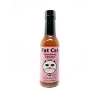 Thumbnail for Fat Cat Strawberry Serrano Hot Sauce - Hot Sauce