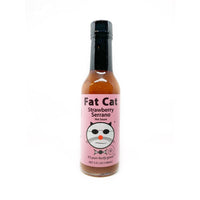 Thumbnail for Fat Cat Strawberry Serrano Hot Sauce
