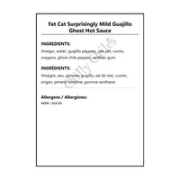 Fat Cat Surprisingly Mild Guajillo Ghost Hot Sauce - Hot Sauce