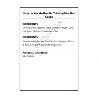 Firecracker Authentic Trinidadian Hot Sauce - Hot Sauce