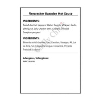 Firecracker Bazodee Hot Sauce - Hot Sauce