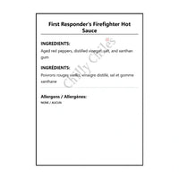 First Responder’s Firefighter Hot Sauce - Hot Sauce