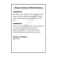Flavour Factory K-9 Bite Hot Sauce - Hot Sauce