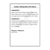 Funky’s Seeing Stars Hot Sauce - Hot Sauce