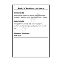 Funky’s Terra Luna Hot Sauce - Hot Sauce