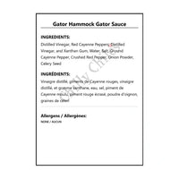 Gator Hammock Gator Sauce - Hot Sauce