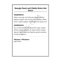 Georgia Peach and Vidalia Onion Hot Sauce - Hot Sauce