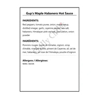 Gup’s Maple Habanero Hot Sauce - Hot Sauce