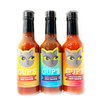 Gup's Tasty Trilogy Hot Sauce Variety 3-pk