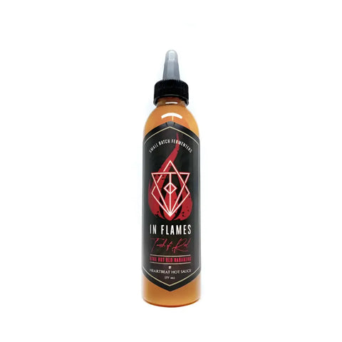 Heartbeat In Flames Xtra Hot Red Habanero Hot Sauce - Hot Sauce