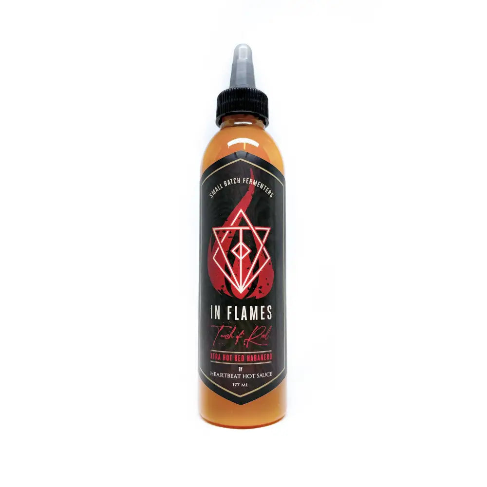 Heartbeat In Flames Xtra Hot Red Habanero Hot Sauce - Hot Sauce