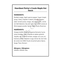 Heartbeat Poirier’s Creole Maple Hot Sauce - Hot Sauce