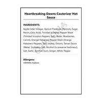 Heartbreaking Dawns Cauterizer Hot Sauce - Hot Sauce