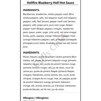 Hellfire Blueberry Hell Hot Sauce - Hot Sauce
