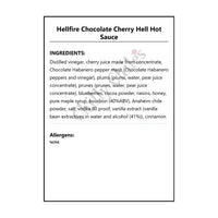Hellfire Chocolate Cherry Hell Hot Sauce - Hot Sauce