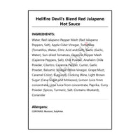 Hellfire Devil’s Blend Red Jalapeno Hot Sauce - Hot Sauce