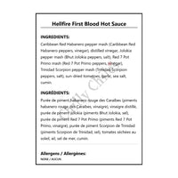 Hellfire First Blood Hot Sauce - Hot Sauce