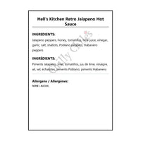 Hell’s Kitchen Retro Jalapeno Hot Sauce - Hot Sauce