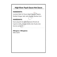 High River Psych Sauce Hot Sauce - Hot Sauce