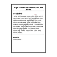 High River Sauces Cheeba Gold Hot Sauce - Hot Sauce
