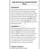 High River Sauces Cheeba Gold Hot Sauce - Hot Sauce